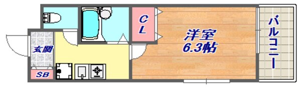 ラ・メルベーユの物件間取画像